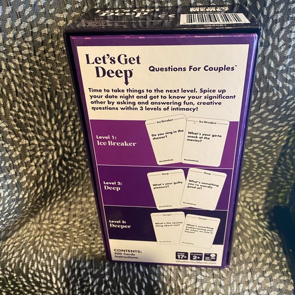 Let’s Get Deep Card Game - Picture 3 of 5